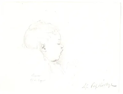 Eleonora Rørbye som spæd