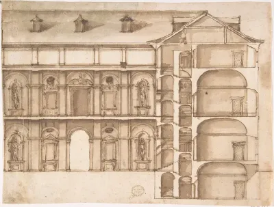 Elevation and Section