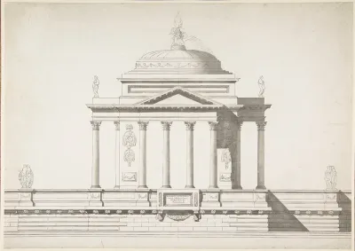 Elevation of a Domed Corinthian Temple