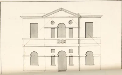 Elevation of "An Eye-trap"