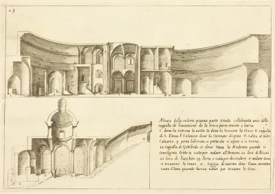 Elevation of the Chapel of the Invention of the Cross