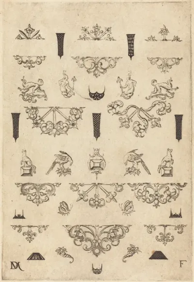 Eleven Different Studs and Twenty-Three Ornaments