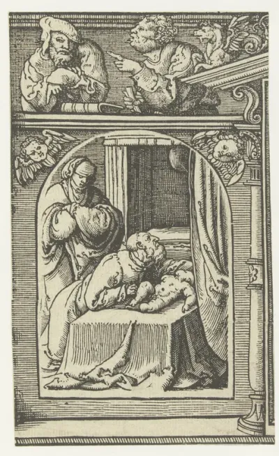 Elia en de zoon van de weduwe van Zarfath