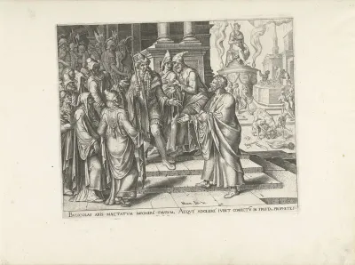 Elia wedijvert met de Baälpriesters