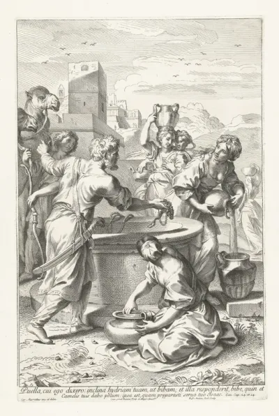 Eliëzer en Rebekka bij de bron