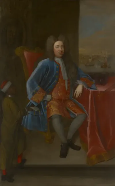 Elihu Yale with his Servant