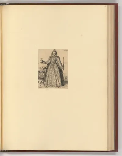 Elisabeth D.G. Angliae (Buchillustration)