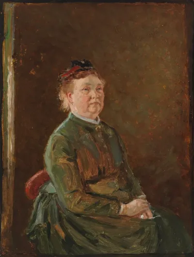 Elisabeth Hallonblad, Sketch for the Double Portrait of Herman and Elisabeth Hallonblad