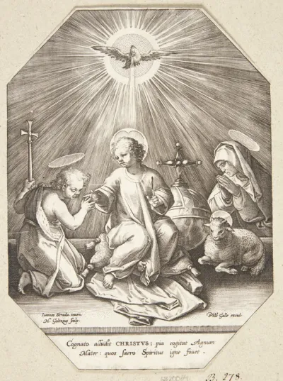 Elisabeth med Johannes Døberen og Jesus som børn