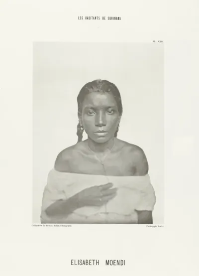 Elisabeth Moendi, Photographed and Exhibited at the International Colonial and Export Trade Exhibition, Amsterdam 1883