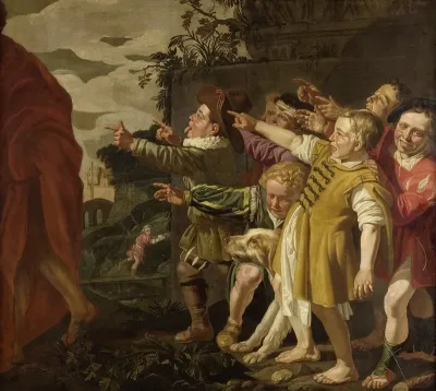 Elisha mocked by the little children