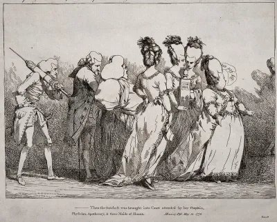 Elizabeth Chudleigh, Duchess of Kingston, attending her trial for bigamy