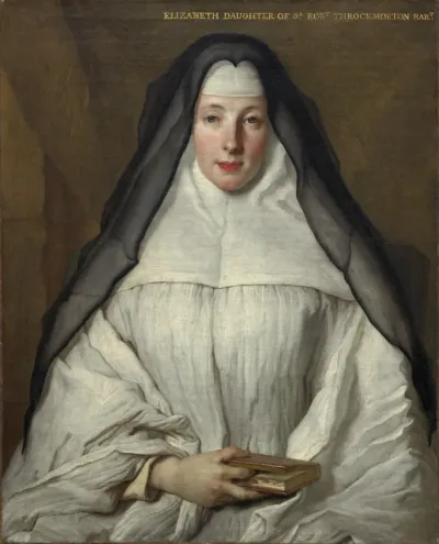 Elizabeth Throckmorton, Canoness of the Order of the Dames Augustines Anglaises