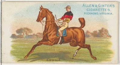 Elkwood, from The World's Racers series (N32) for Allen & Ginter Cigarettes
