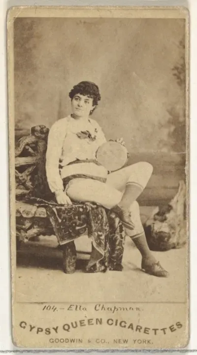 Ella Chapman, from the Actors and Actresses series (N171) for Gypsy Queen Cigarettes
