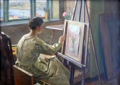 Elsa Nöbbe painting