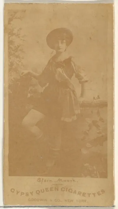 Elsie Moore, from the Actors and Actresses series (N171) for Gypsy Queen Cigarettes