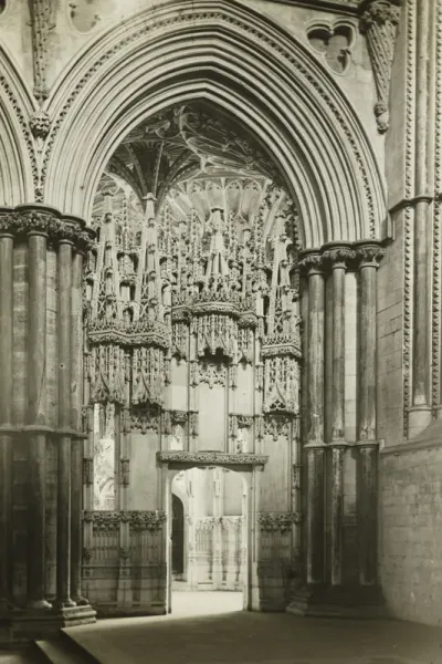 Ely Cathedral: Bishop Alcock's Chapel from Reho-Choir