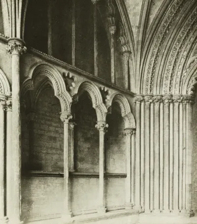 Ely Cathedral: Galilee Porch, details