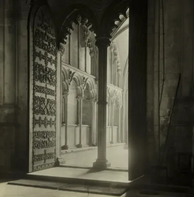 Ely Cathedral: Galilee Porch from Nave