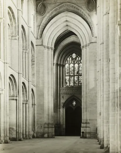 Ely Cathedral: Nave, Arches at West End