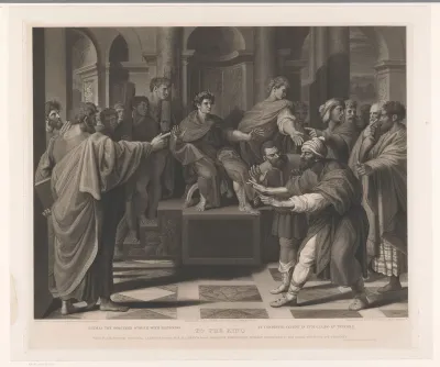 Elymas door Paulus met blindheid getroffen