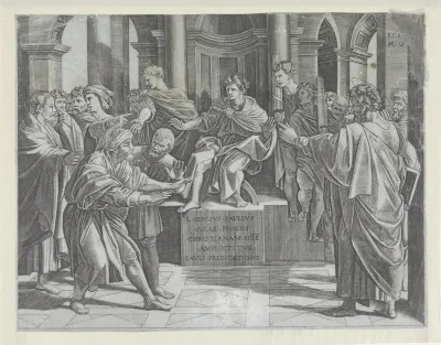 Elymas met blindheid geslagen
