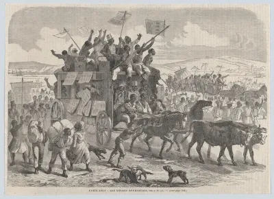 Emancipated Blacks in the United States, from "Le Journal Illustré"