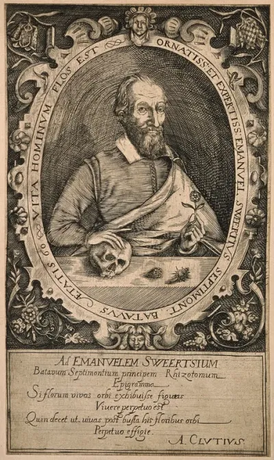 Emanuel Sweert. Line engraving, 1612