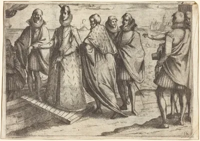 Embarkation at Genoa [recto]