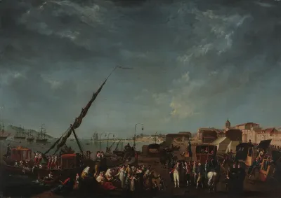 Embarkation of the Royal Family to Brazil