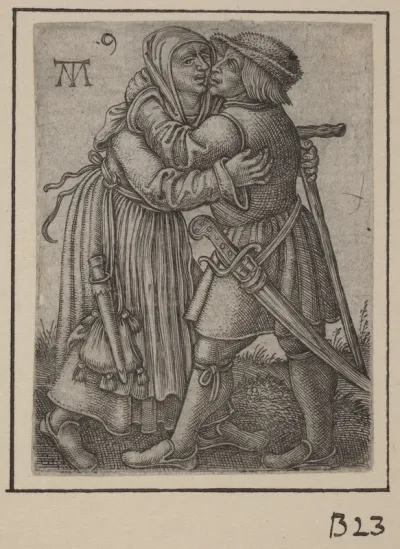 Embracing Couple