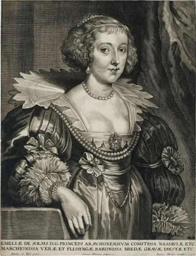 Emilie de Solms, Oranjen prinsessa