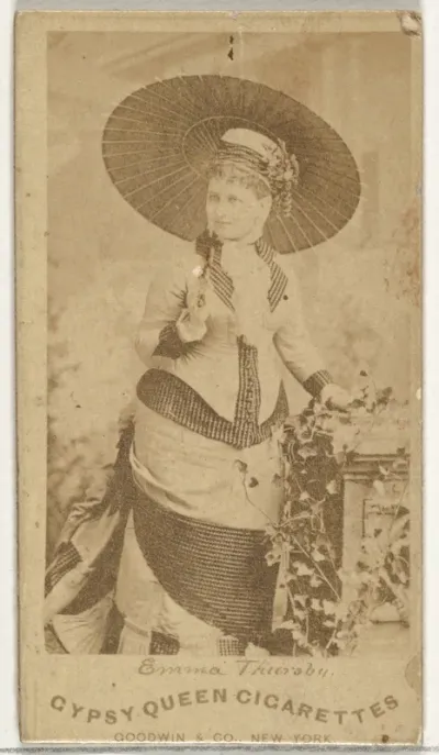 Emma Thiersby, from the Actors and Actresses series (N171) for Gypsy Queen Cigarettes