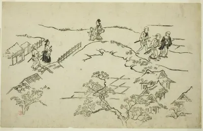 Emon Hill, from the series "The Appearance of Yoshiwara (Yoshiwara no tei)"
