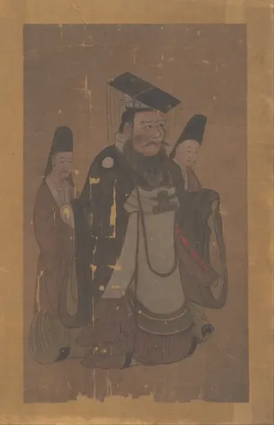 Emperor and Two Attendants