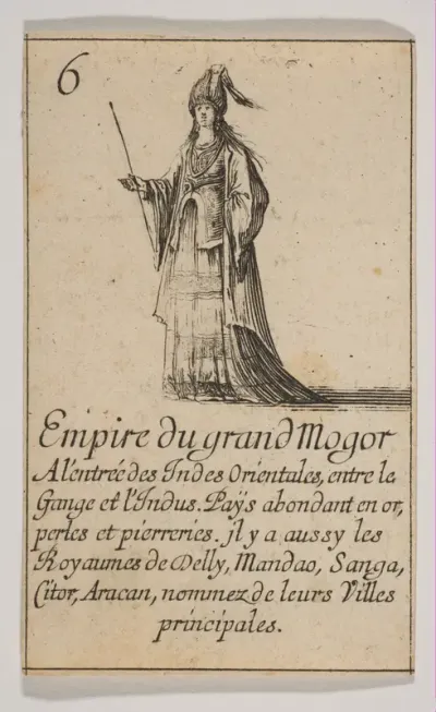 Empire du grand Mogor, from "Jeu de la Géographie"