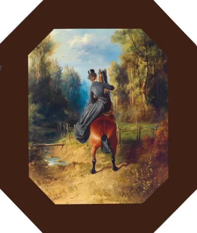 Empress Elizabeth riding