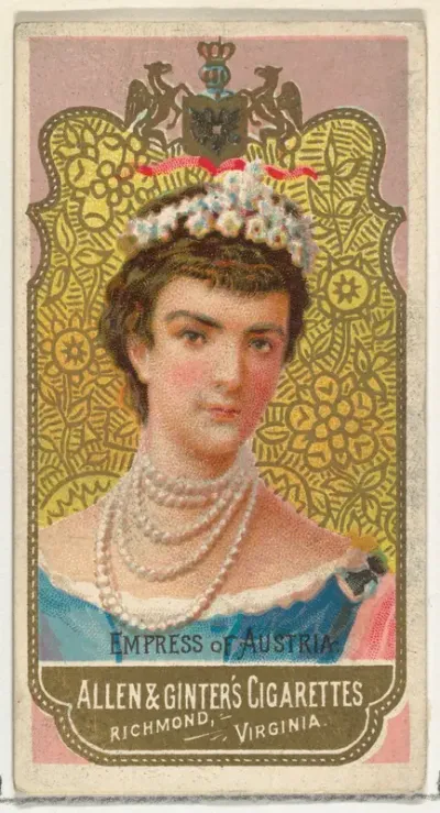 Empress of Austria, from World's Sovereigns series (N34) for Allen & Ginter Cigarettes