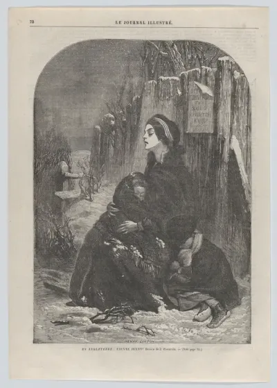 En Angleterre: Pauvre Jenny!, from "Le Journal Illustré," no. 55