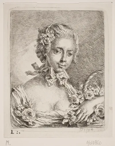 En blomsterpige