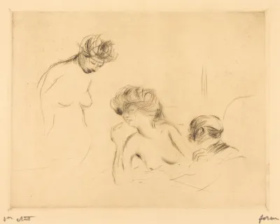 En cabinet particulier (3e planche) (In a Private Room) (third plate)