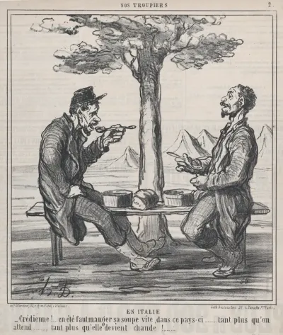 En Italie, from "Nos Troupiers"