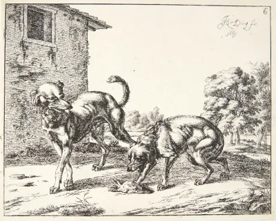 En jaloux hund