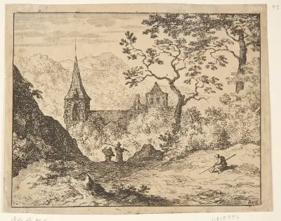 En kirke i en dal