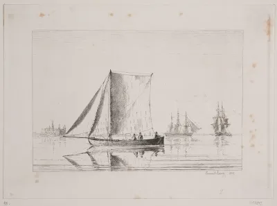 En lodsbåd ved Kronborg