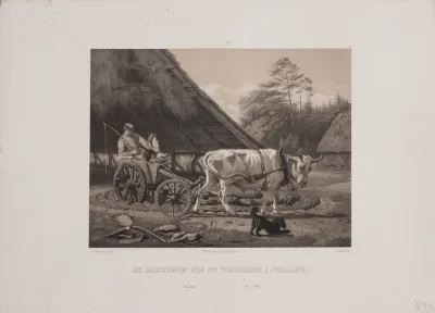 En æltevogn ved et teglværk i Jylland