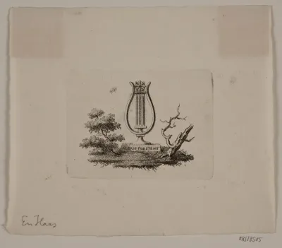 En lyre. "Aldrig forstemt"