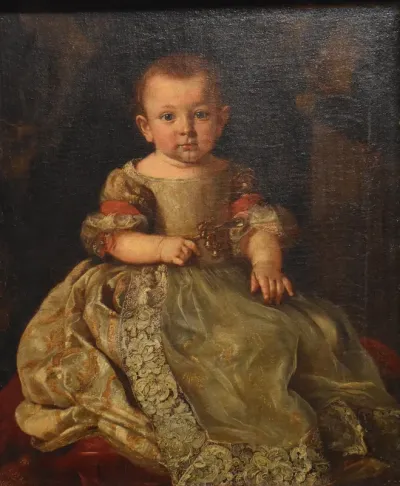 Enfant au hochet
