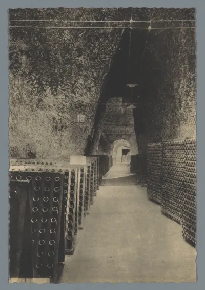 Enfilade de crayères, d'origine gallo-romaine